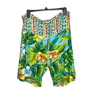 Jam’s World Vintage Men's Made in USA Tropical Vacation Cruise Shorts Size JV